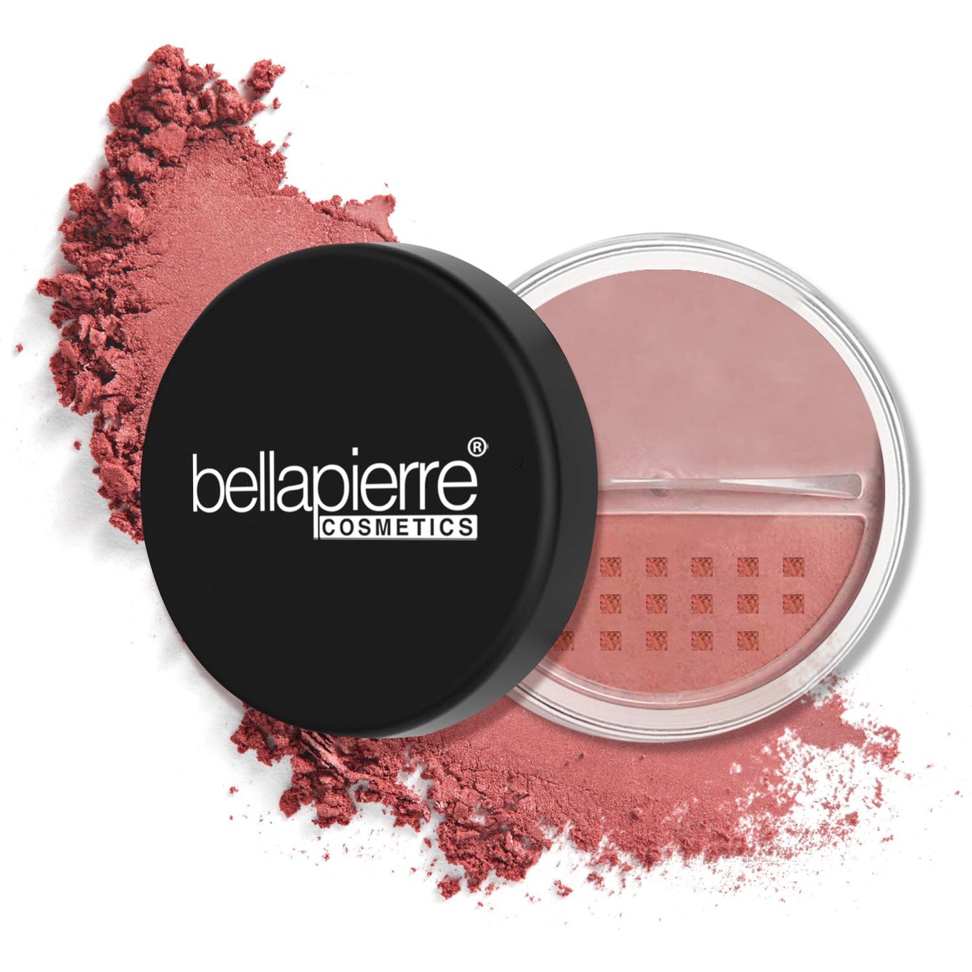 Bellapierre Mineral Blush â€“ Loose Powder Blush, Lightweight Cheek Color, Warm Dewy Finish, Talc-Free, Hypoallergenic & Non-Toxic â€“ 0.3 oz â€“ Desert Rose