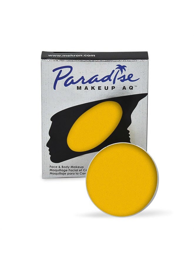 Makeup Paradise Makeup AQ Refill Size | Face & Body Painting, Beauty, Cosplay, and Halloween | Water Activated Face Paint, Body Paint .25 oz (7 ml) (Yellow)