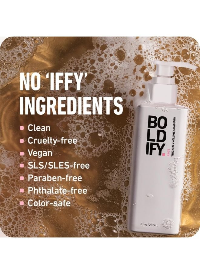 Hair Thickening And Volumizing Shampoo For Fine Hair – Gently Cleanses With Sulfate-Free Surfactants, Infused With Botanical Rosemary, Aloe Vera, Biotin, And Pro-Vitamin B5 For Increased Density And Shine (236Ml) - image 8