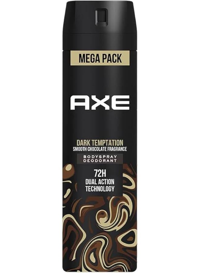 Dark Temptation Smooth Chocolate Fragrance Long Lasting Deodorant Body Spray For Men 215 ml