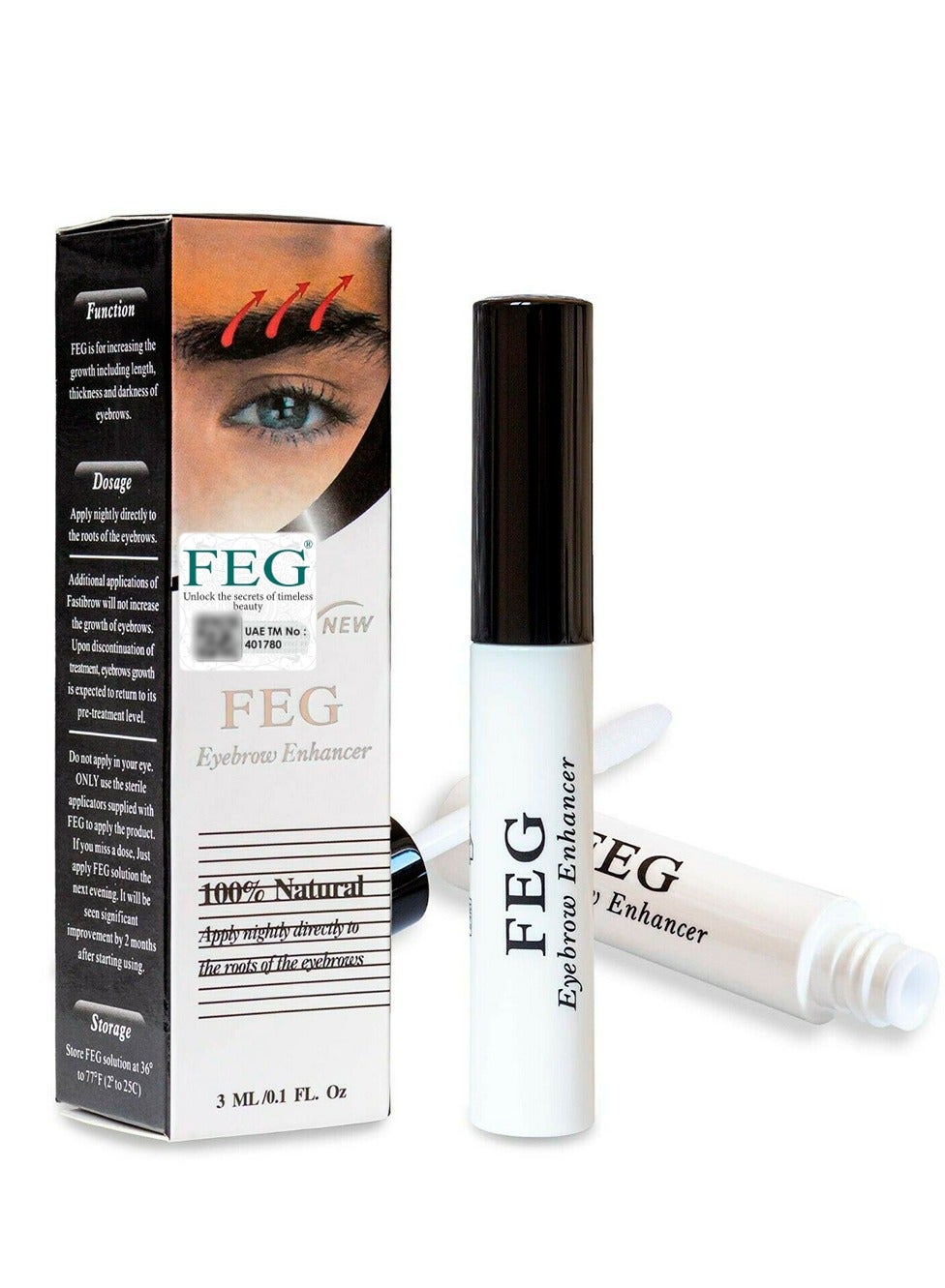 Eyebrow Enhancer Eyebrow Growth Treatment Serum Eyebrow Eyelash Enhancing Serum for Darker Thicker Eyebrows Non-irritating and Safe Eyebrow Enhancer for Men and Women