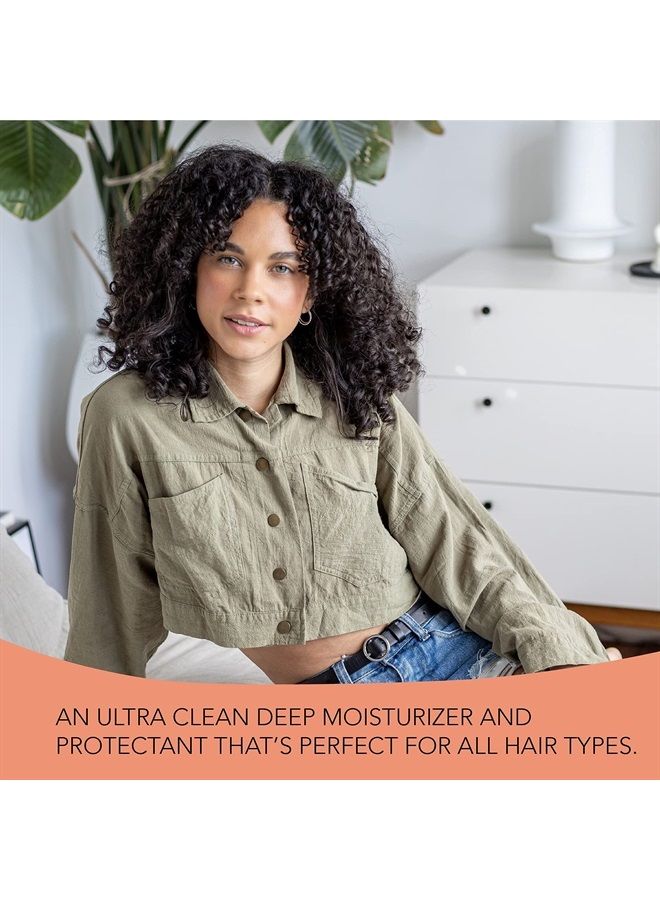 Serum Heat Protectant - Moisturizes & Protects Hair - Clean, Natural and Organic Heat Protectant Serum - Non Oily Heat Protectant For Every Hair Type - Clean Beauty - 2 Fl Oz