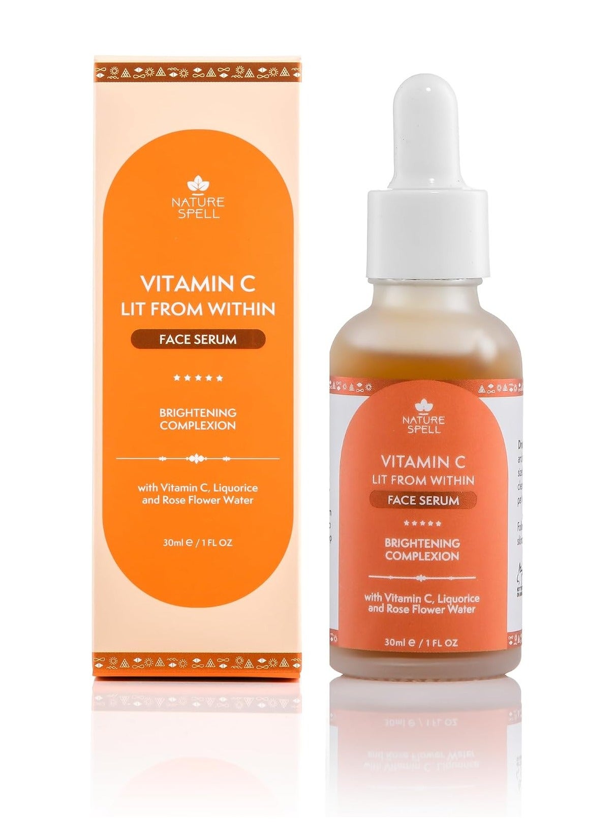 Nature Spell Vitamin C Face Serum 30ml – Brightening & Complexion Enhancing