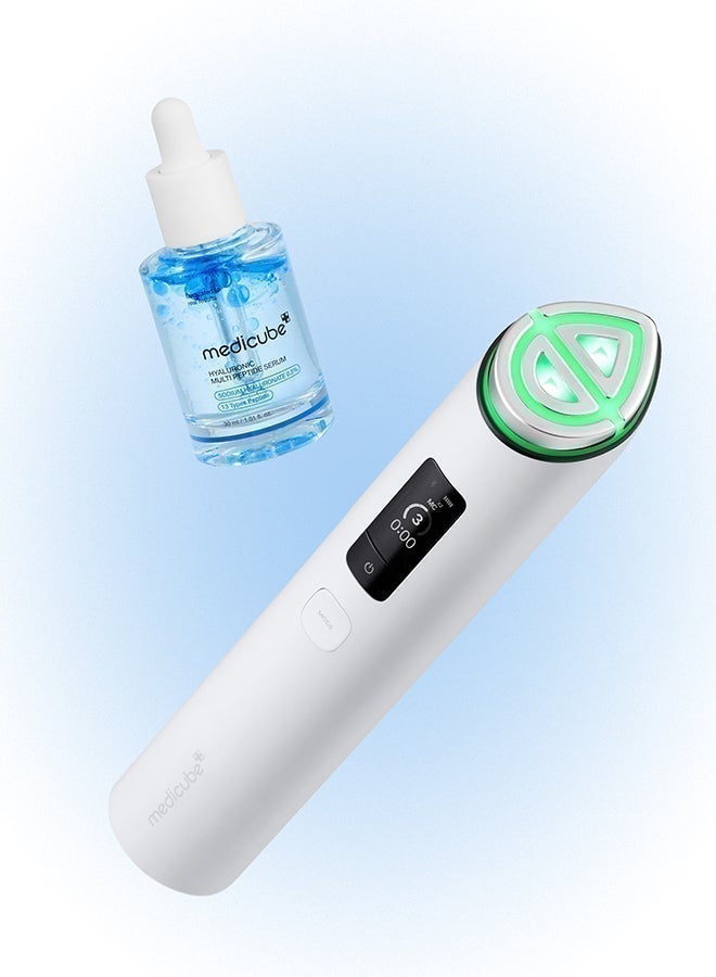Medicube AGE-R Booster Pro X2 White | 8-in-1 Smart Facial Device | Booster Infusion, Microcurrent, EMS, Air Shot, 7-Color LED Therapy & Sonic Vibration | Dual Mode + Mask Mode, App-Controlled At-Home Skincare Tool for Pores, Firmness, Dullness & Uneven Texture - image 10