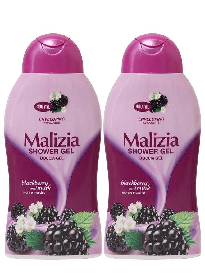 Shower Gel Blackberry & Musk 2x400ml