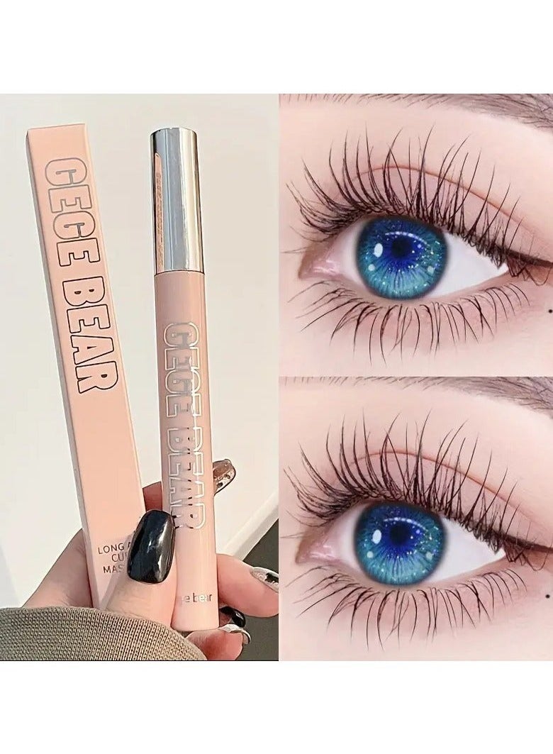 Waterproof and Smudge-Proof Mascara with Fine Brush Head for Dense, Long-Lasting Lashes #01 BLACK