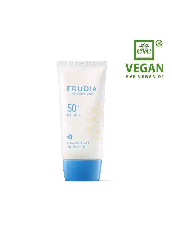 Ultra UV Shield SPF50 Sun Essence 50g — Vegan Hydrating Daily Sunscreen with Triple Hyaluronic Acid & Niacinamide, 1.76 oz - image 5