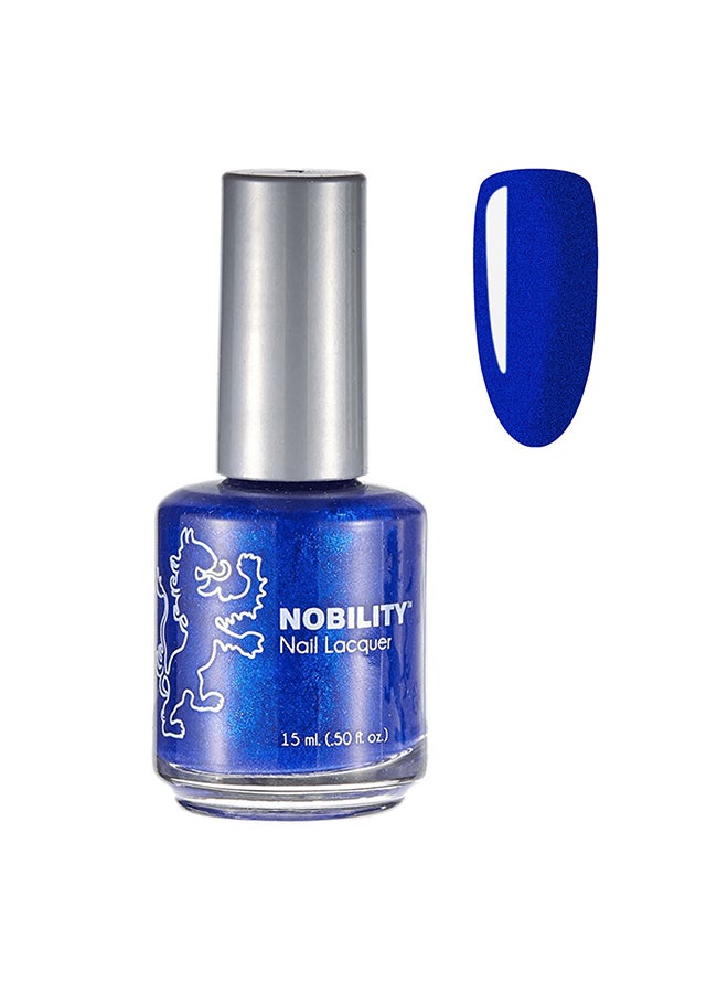 Nobility Nail Lacquer Polish Sapphire Jazz Color Sapphire Glitter 15Ml NBNL94