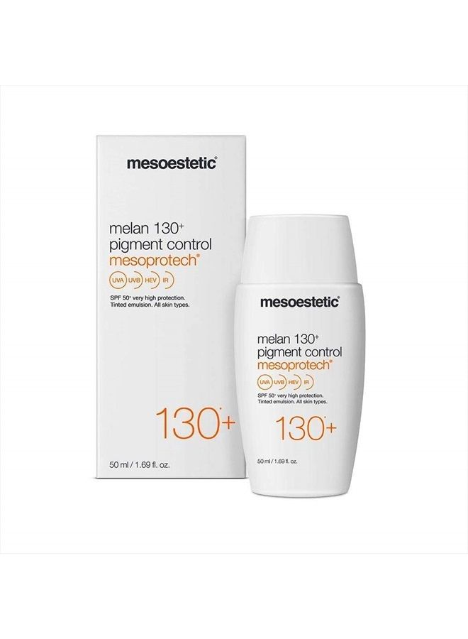 Mesoprotech Melan SPF 130+ Pigment Control-Protects Skin against UVB, UVA, HEV, IR-Facial Sunblock
