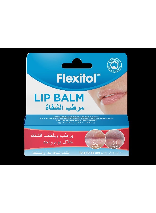 Flexitol Lip Balm for Dry & Chapped Lips, Long-Lasting Moisturizing Care – 10g