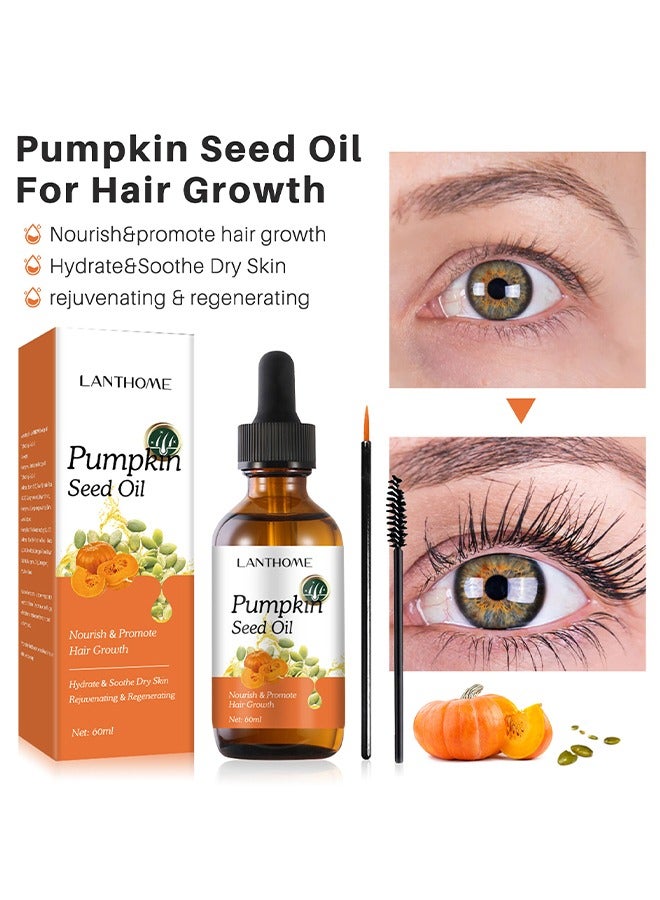 Pumpkin Seed Oil - Promote Hair and Eyelashes Growth, Soothe Dry Skin Pumpkin Seed Oil 60ml