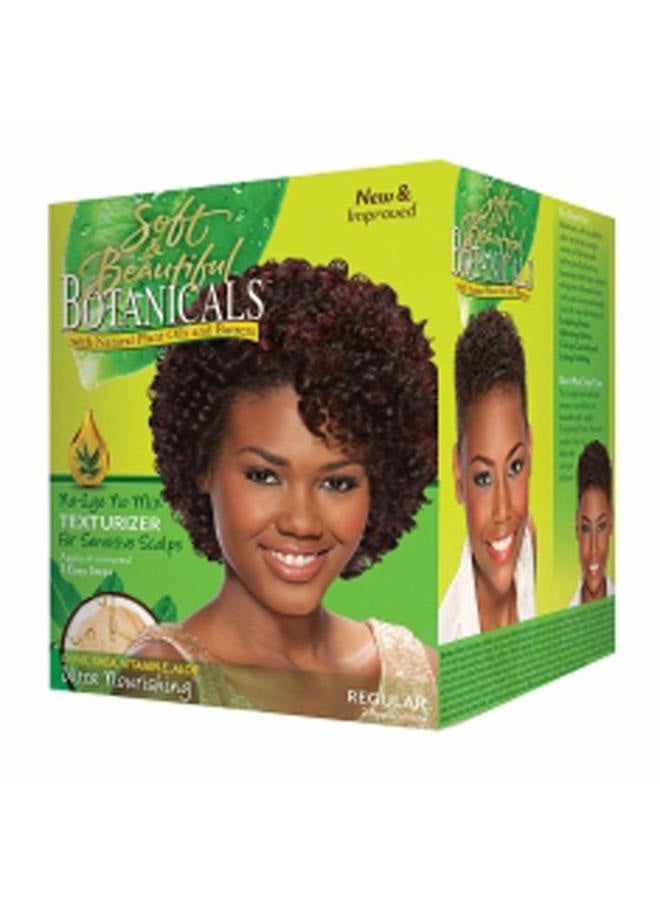 Soft & beautiful, botanicals, nolye no mix texturizer, regular, 2 applications