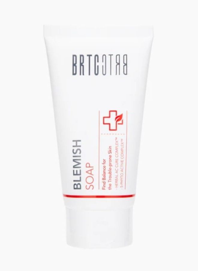 BRTC Blemish Control Soap 125ml – Deep Cleansing Bar for Acne, Spots & Oil Control