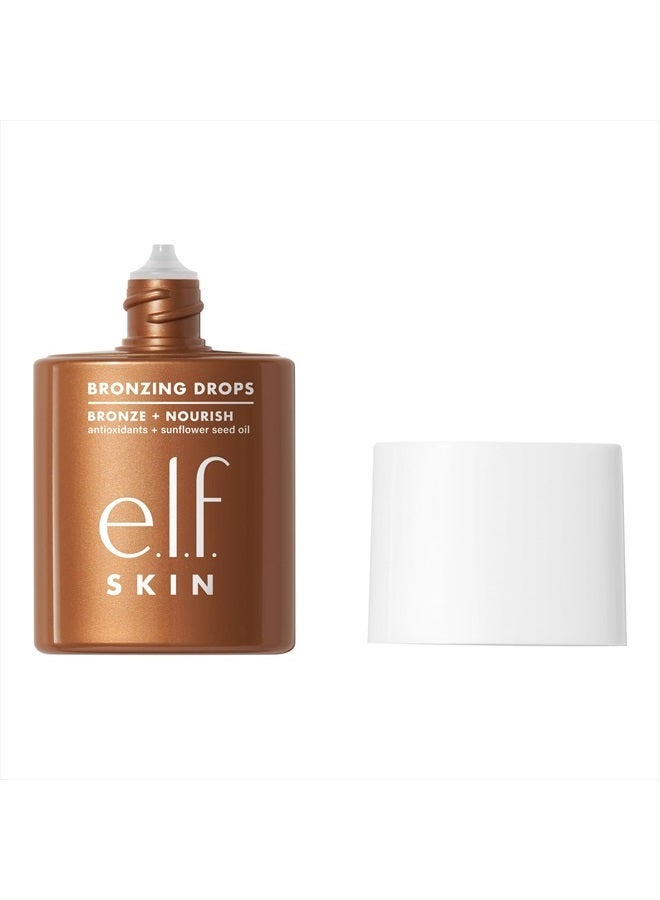 SKIN Bronzing Drops, Liquid Bronzer For Face & Skin, Copper Gold