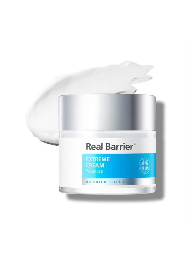 Extreme Cream 50 ml, 1.7 Fl Oz | Skin Barrier Repair & Strengthening Facial Cream with Hyaluronic Acid | Moisturizing Relief Solution for Dry Skin | Korean Skincare for Sensitive Skin