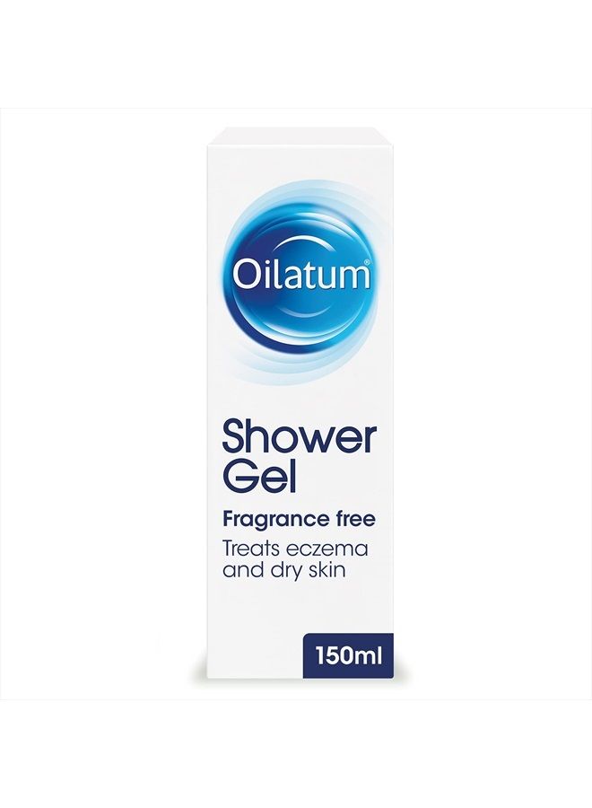 Shower Gel Fragrance Free to Treat Dry Skin & Eczema 150ml
