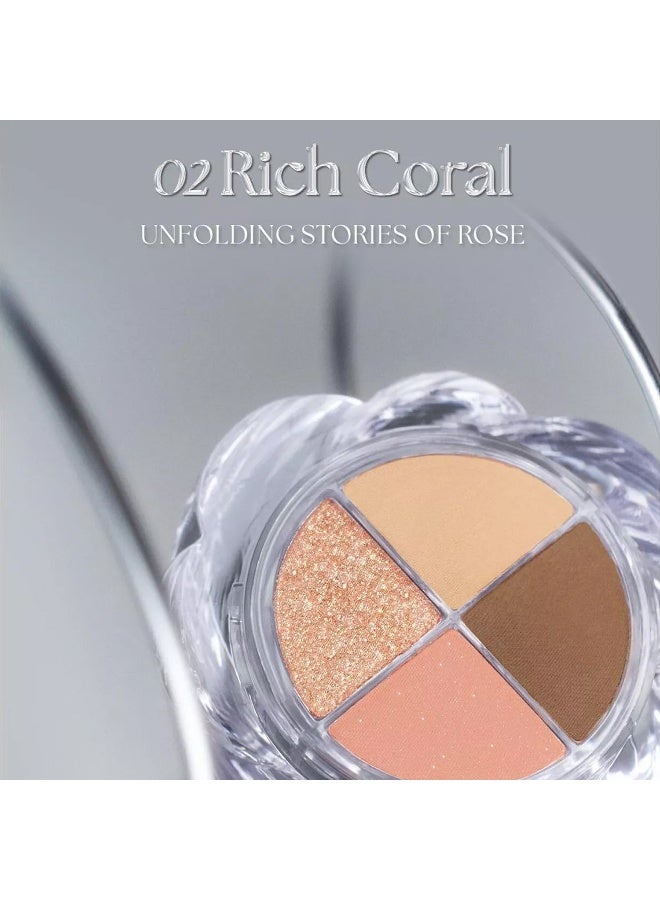 Twist Pot Eye Palette 02 Rich Coral 4.5G - image 2