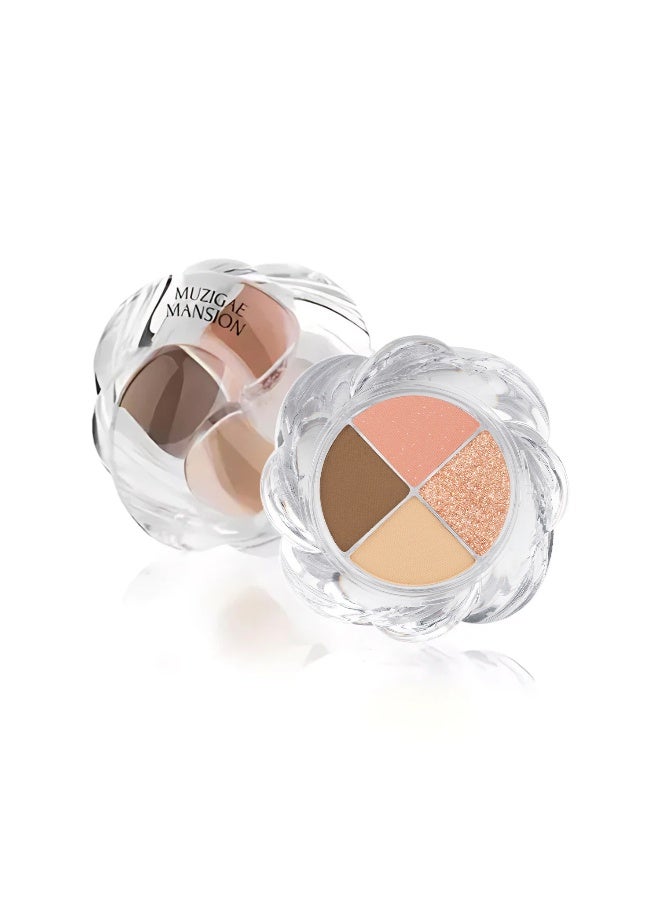 Twist Pot Eye Palette 02 Rich Coral 4.5G