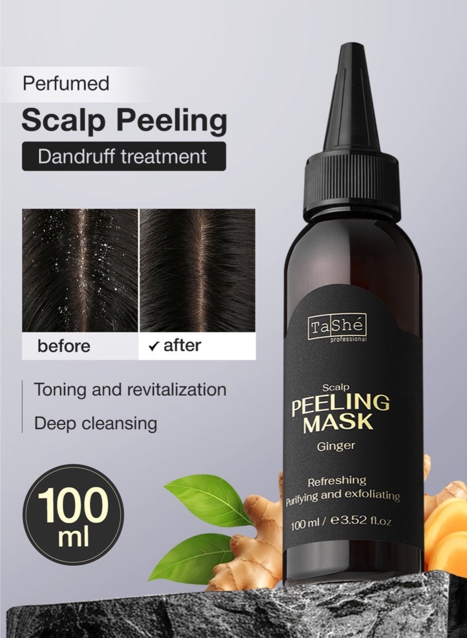 Panthenol & Chamomile Scalp Detox Scrub | Anti-Hair-Fall Salt Exfoliator for Flake-Free, Balanced Scalp | Non-Irritating pH 4.5, Silicone- & Sulfate-Free | Deep Cleanses and Exfoliates, 100 ml