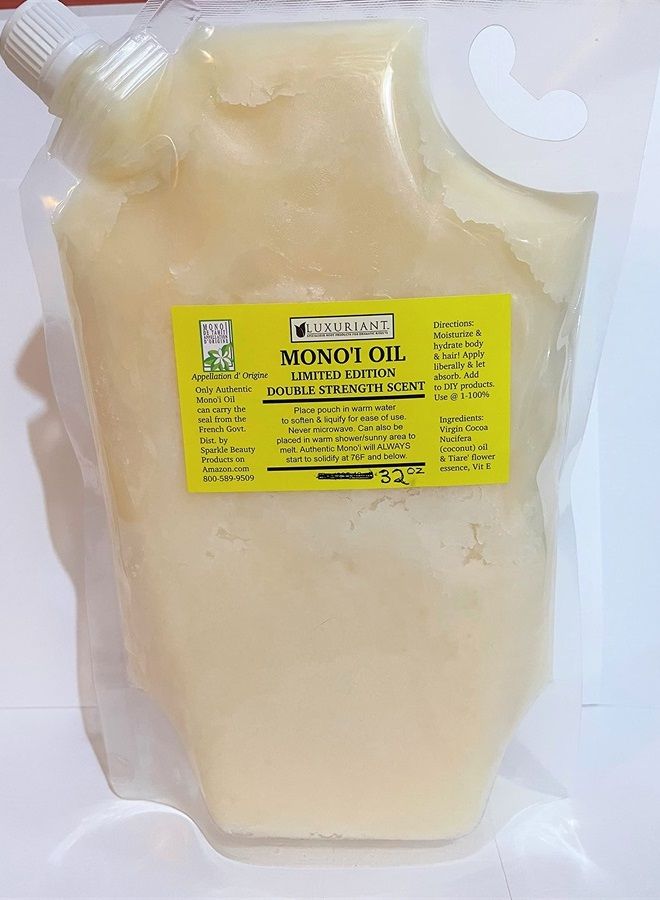 Mono'i de Tahiti'- Double Tiare' Scent-100% Natural-LIMITED EDITION 2 sizes (32 oz)