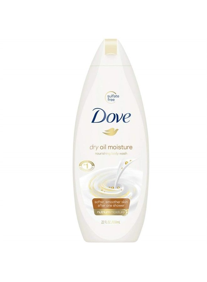 Nourshing Body Wash, Dry Oil Moisture 22 oz (Pack of 4)