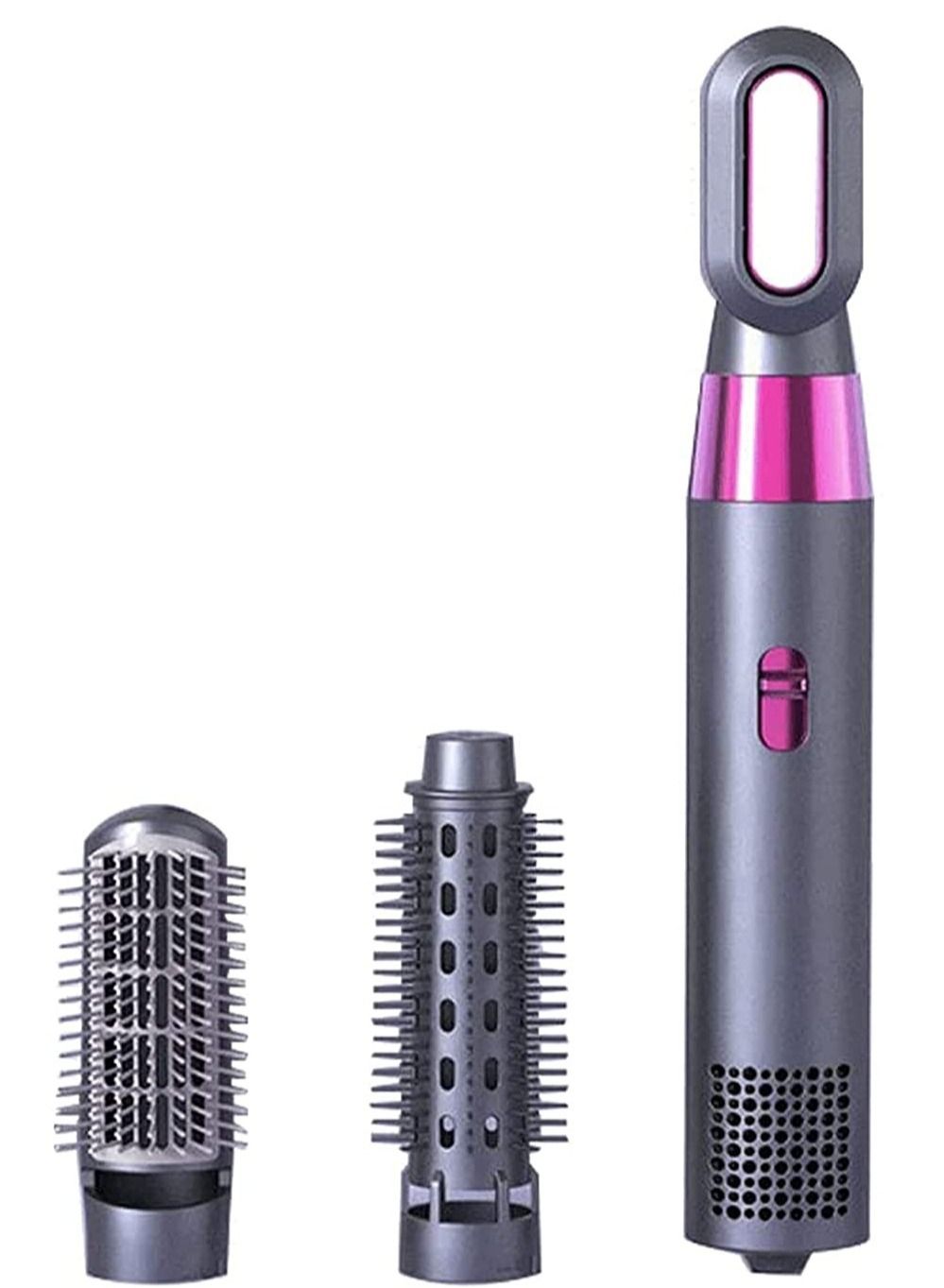 Premium 1000 Watts One Step Hair Dryer and Volumizer Hot Air Brush 3 in1 Styling Brush Styler, Negative Ion Hair Straightener Curler Brush for All Hairstyle(Black)