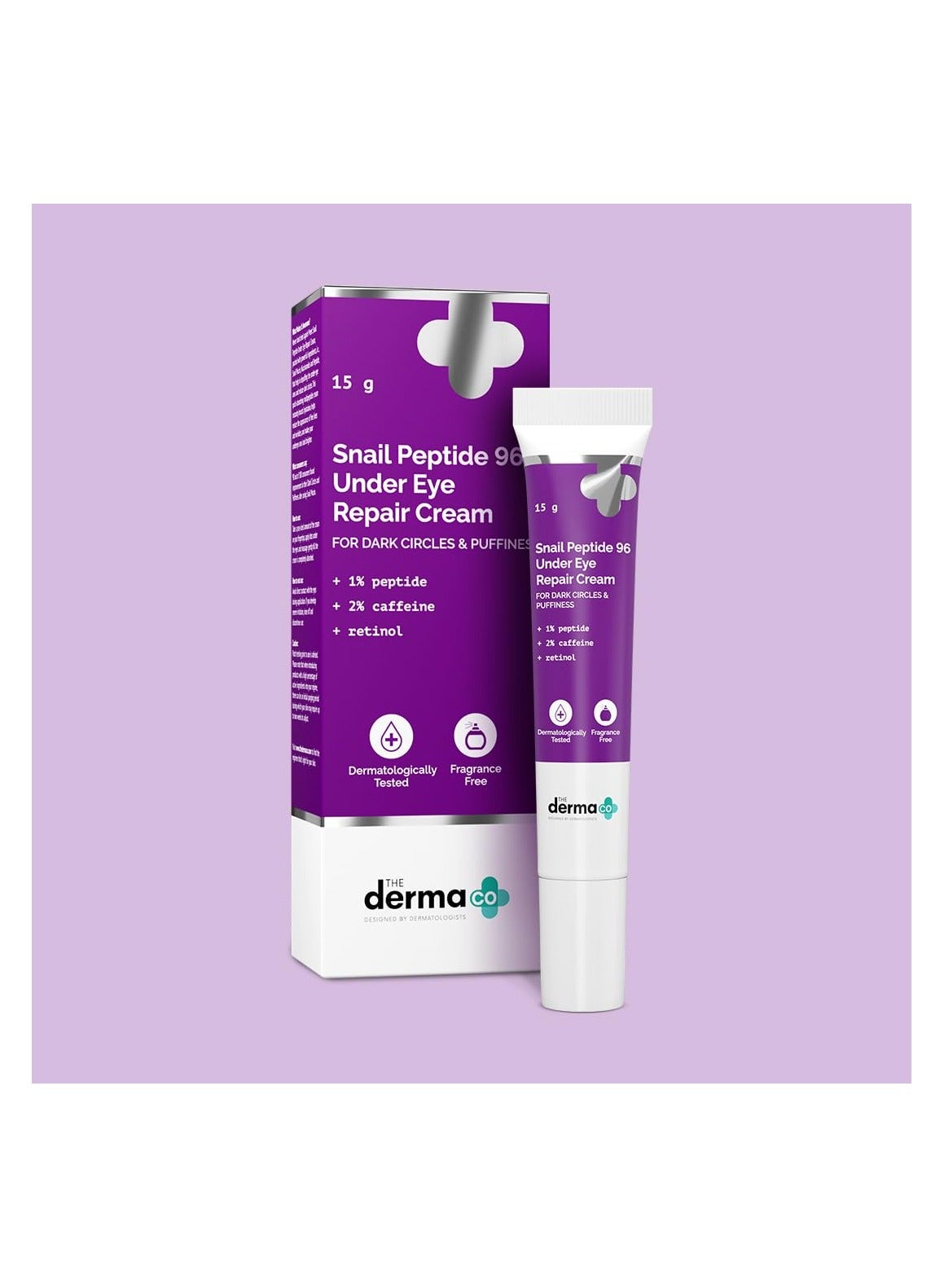The Derma Co. Snail Peptide 96 Under Eye Repair Cream with Snail Mucin & Peptide Complex For Dark Circles & Puffiness - 15 g - image 2