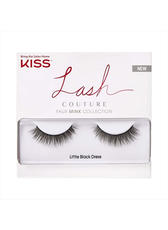 Kiss Lash Couture Faux Mink Little Black Dress, 0.6 Ounce