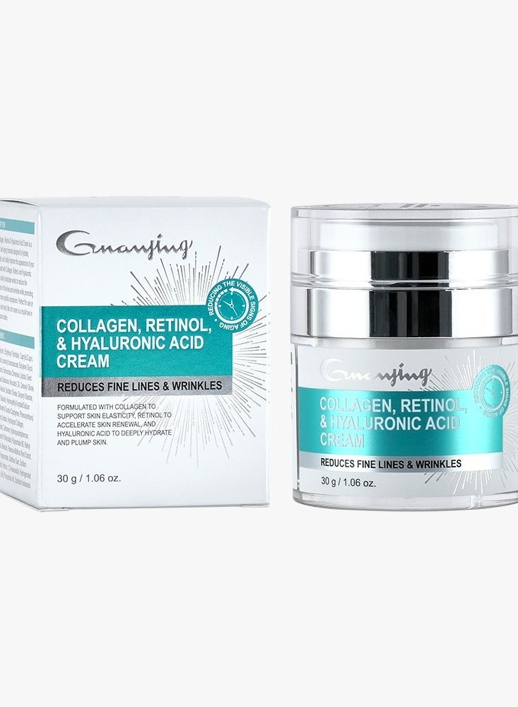 Collagen Retinol And Hyaluronic Acid Cream 30g