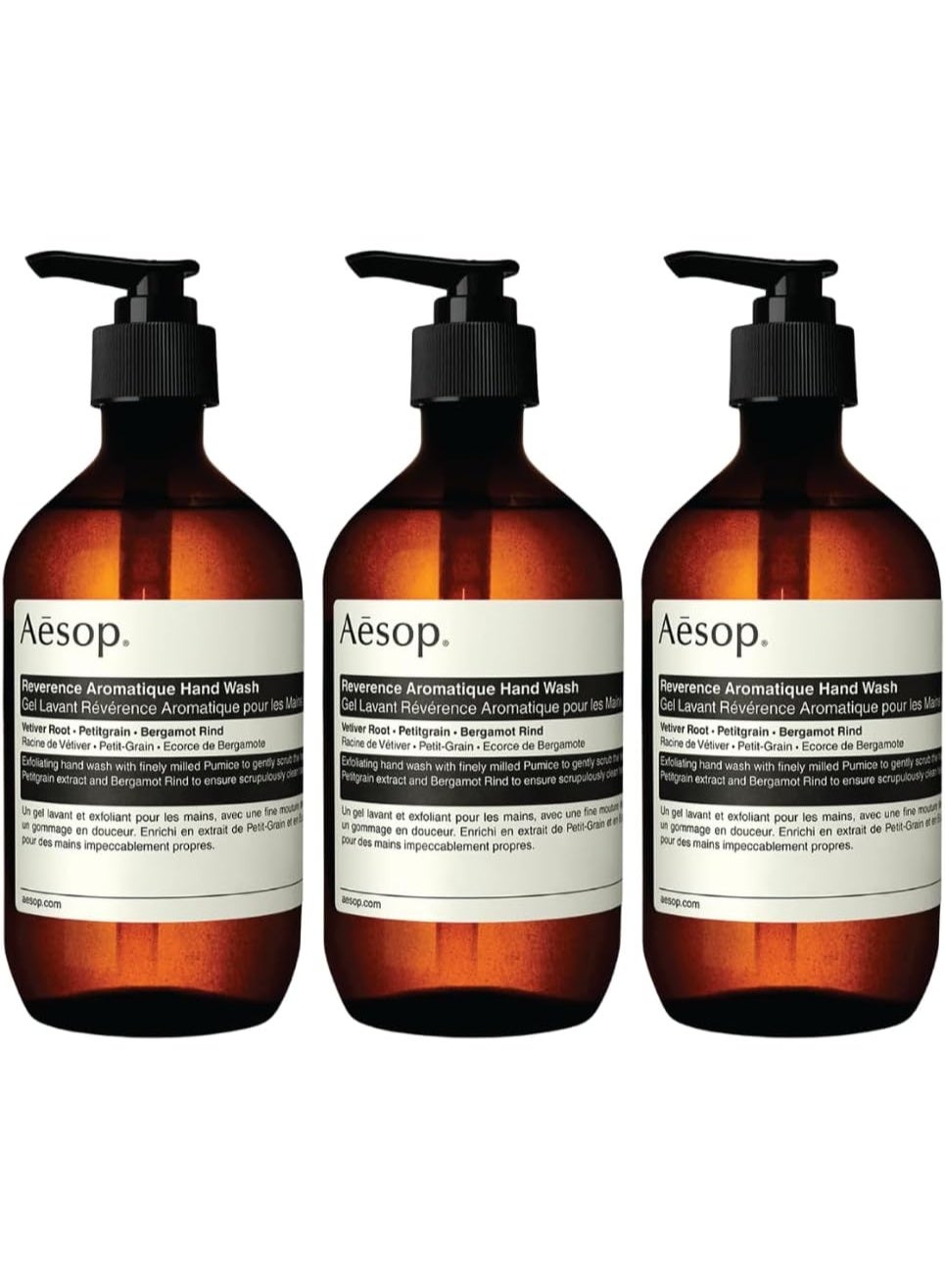 Pack of 3 Reverence Aromatique Hand Wash 500mL