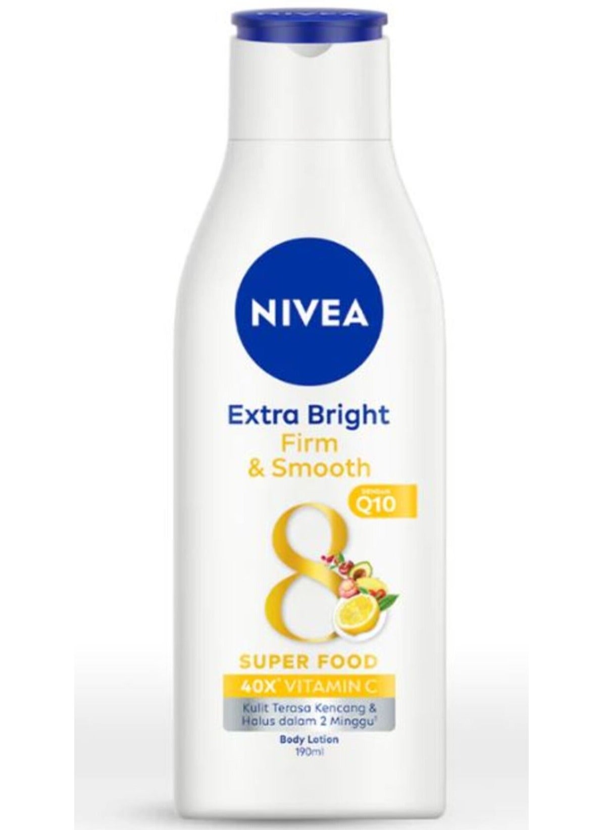 Extra Bright Firm & Smooth 8 Super Food Body Lotion With Q10 - 190ml