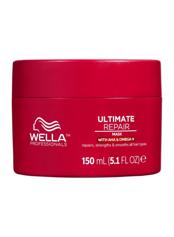 Ultimate Repair Mask For Damaged Hair - Deeply Nourishes, Smooths And Reduces Frizz With Aha And Omega-9 (150 Ml)