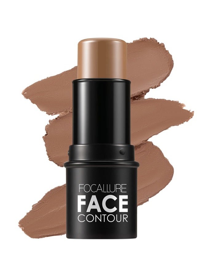 Cream Contour Stick, Matte Bronzer Stick, Professional Face Shaping & Contouring Stick Makeup, Easy to Apply with Buildable Coverage, Long Lasting & Sweatproof, CLAY