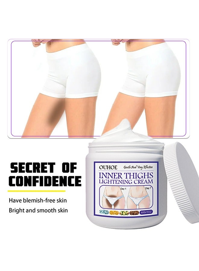 Inner Thighs Lightening Cream,Lightening Cream for Dark Skin | Lightening and Whitening Cream for the Intimate Area for Bikini, Sensitive Areas, Underarms, Neck