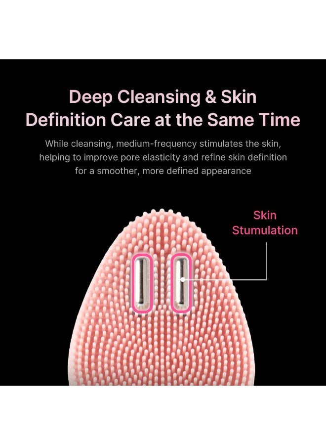 Medicube Cleanser Head Attachment for Booster Pro Mini Plus | Vibration powered | Deep Cleansing & Skin Definition | Pore Sebum Care, Exfoliation, Blackhead Care | Pink - image 3