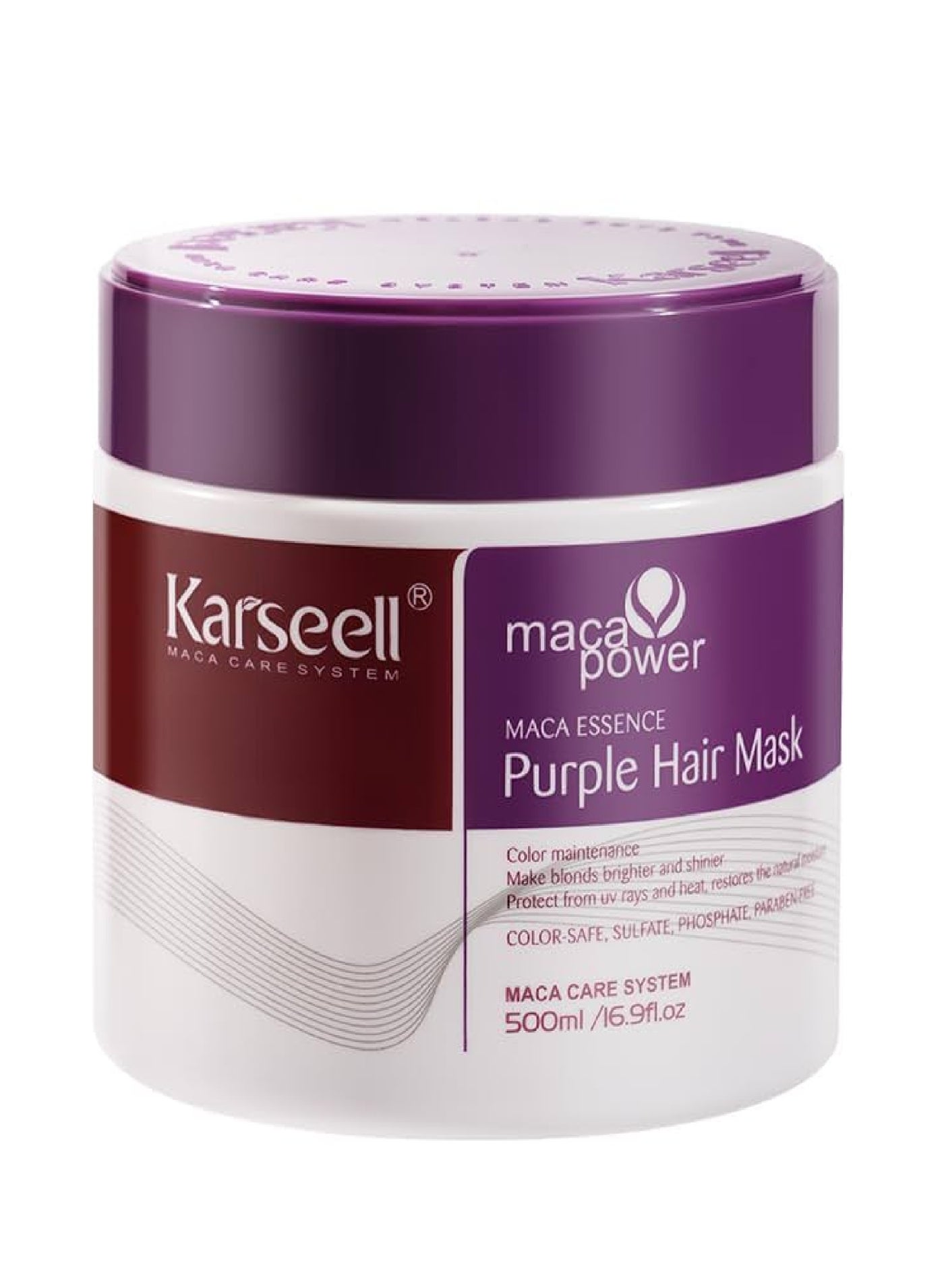 KARSEELL COLOR DEPOSITING PURPLE HAIR MASK 500ML