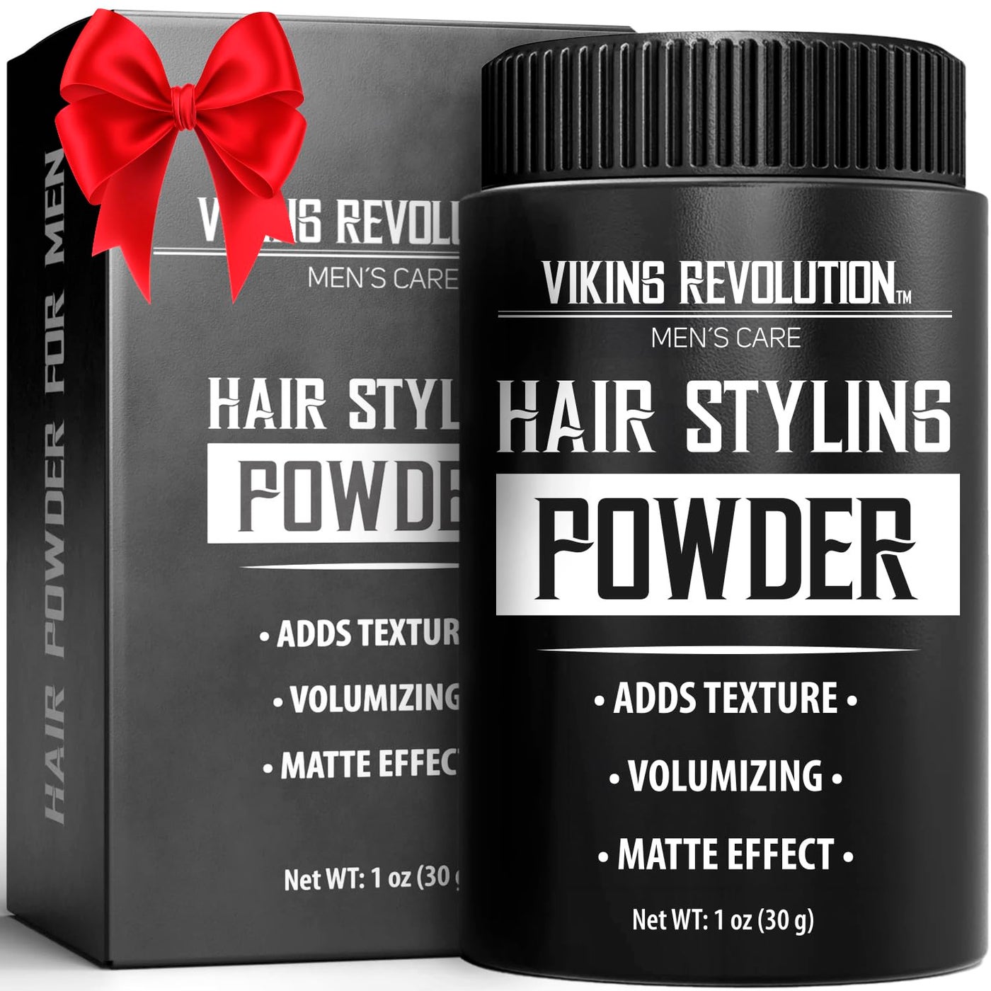 Viking Revolution Hair Styling Powder for Men - Easy to Apply Mattifying & Volumizing Hair Texture Powder for Men (1 Oz - 1 Pack)