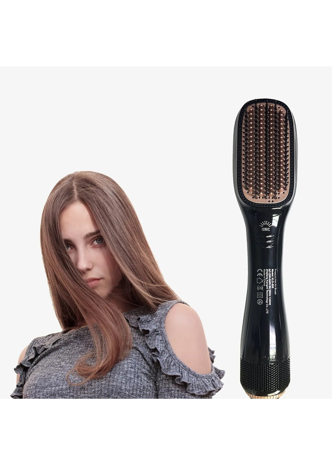 PROFESSIONAL 2 in 1 Styling Hot Air And Drying Brush Black