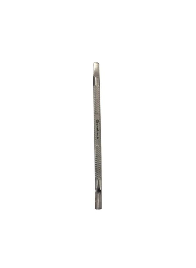 Onetech Stainless Steel Cuticle Pusher - Model 08-809 - Professional Dual-Ended Nail Tool for Precise Cuticle Care