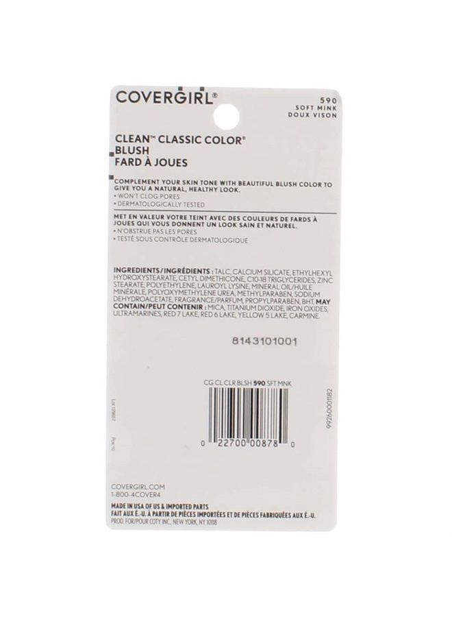 CoverGirl Classic Color Blush, Soft Mink [590], 0.3 oz (Pack of 3)
