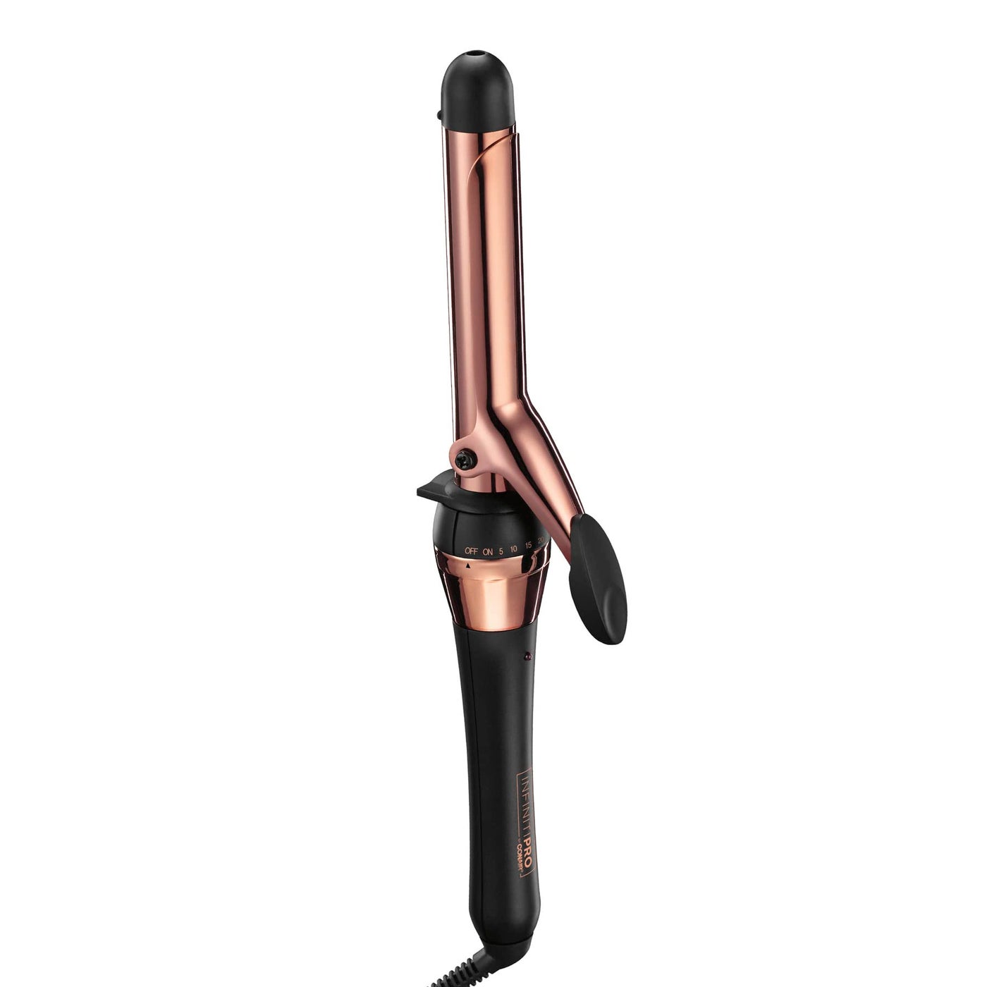 CONAIR INFINITIPRO Rose Gold Titanium 1-Inch Curling Iron, 1-inch barrel produces classic curls â€“ for use on short, medium, and long hair