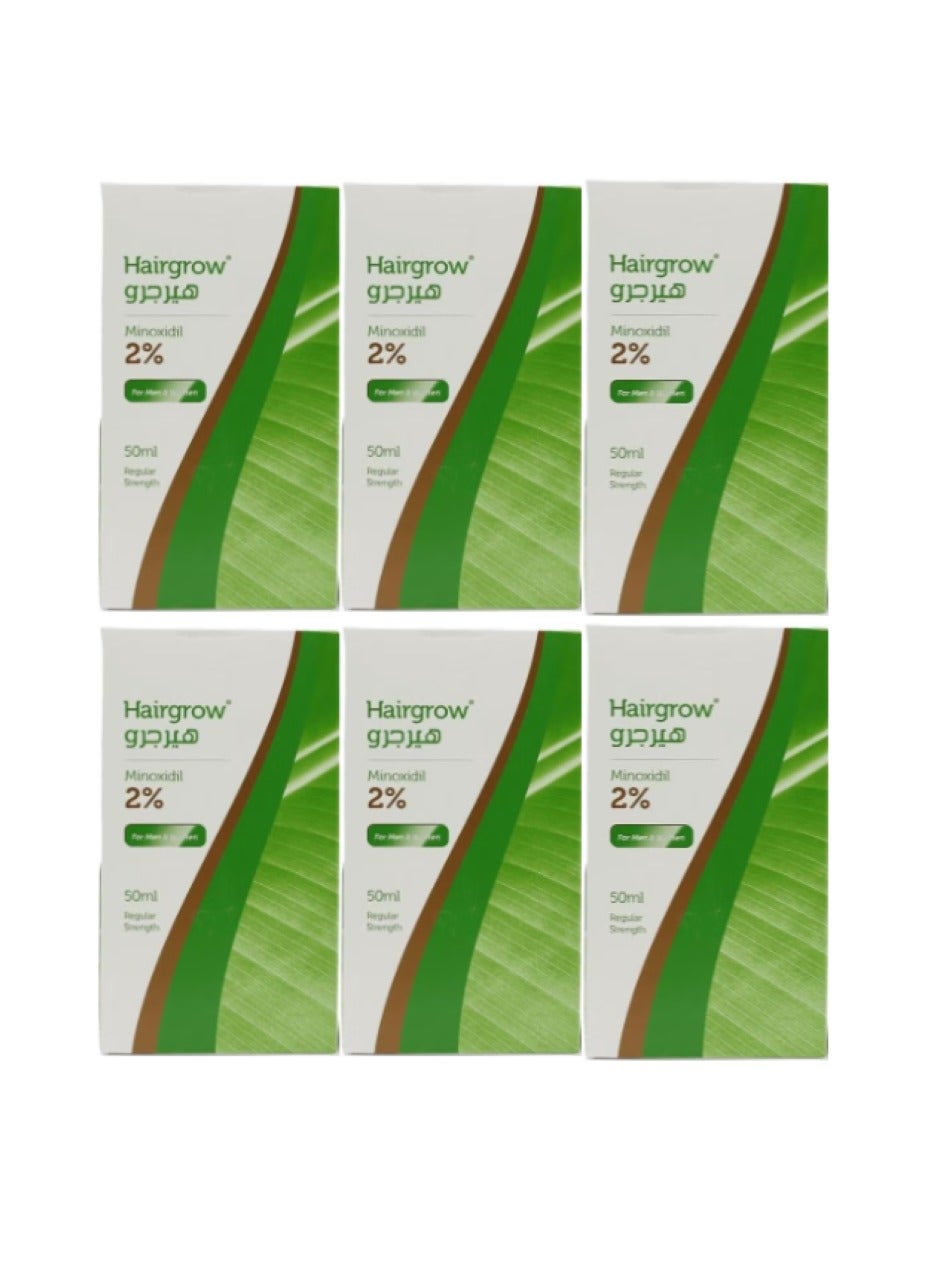 Hair Grow 2 Minoxidil 50 ml 6PCS