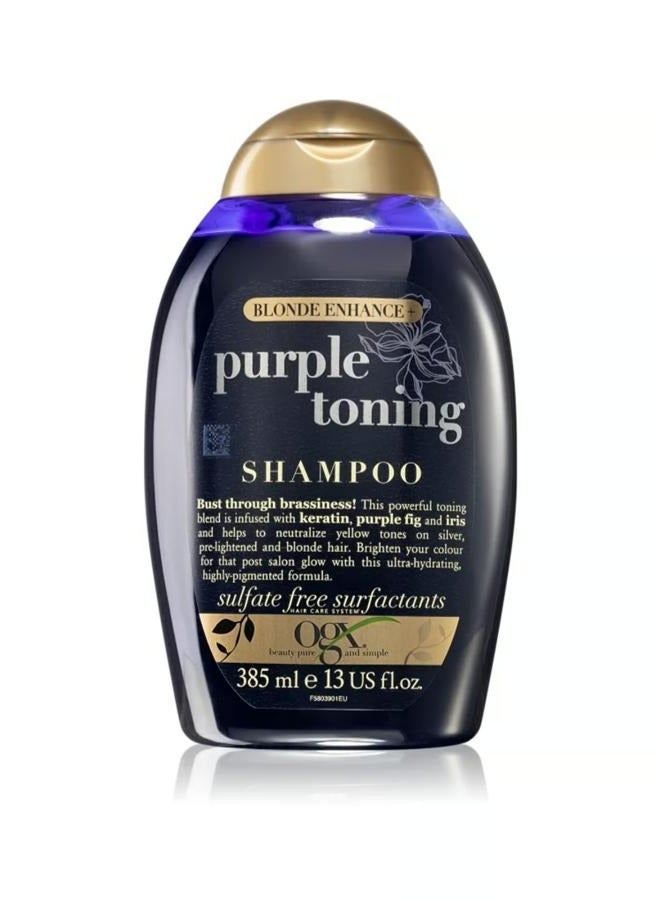 Blonde Enhance And Purple Toning Shampoo 385 ML