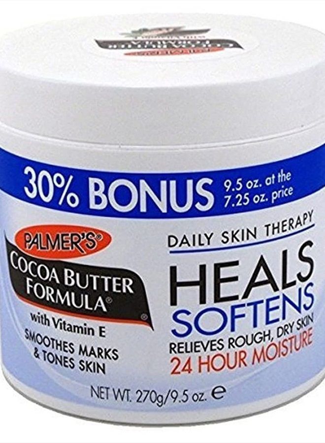 Cocoa Butter Bonus Size Jar, 9.5 Ounce