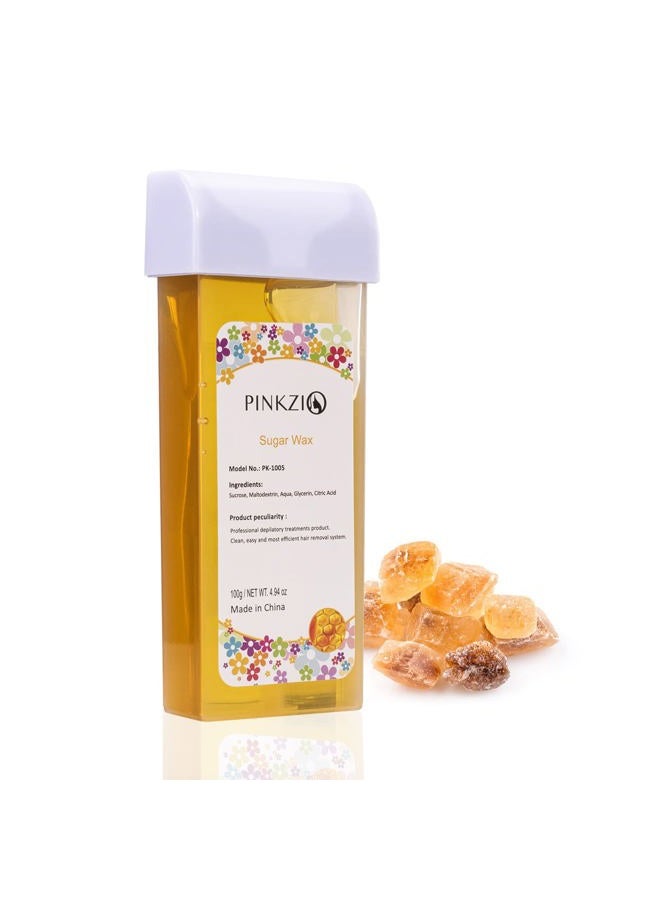 Sugar Roll On Wax, Hair Removal Wax Cartridge, Body Waxing, 3.52 Oz