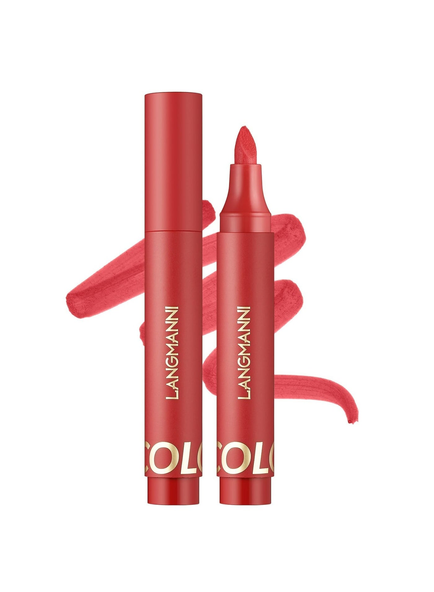 Luxurious  Liquid Lip Liner: Waterproof, Color-Boosting, Long-Lasting Lipstick Pen Trio (#01)
