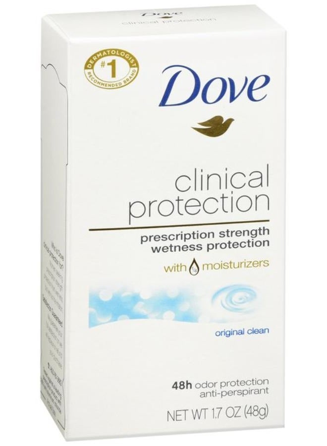 Clinical Protection Antiperspirant Deodorant Original Clean 48g