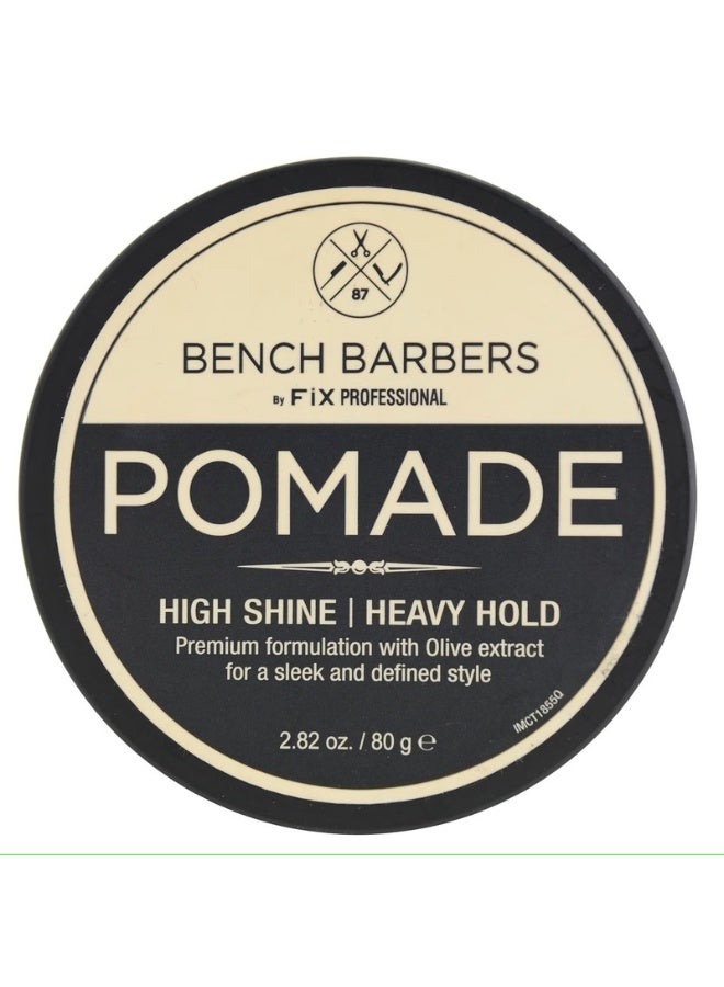 Barbers Fix Professional Hair Pomade High Shine & Heavy Hold 80 g