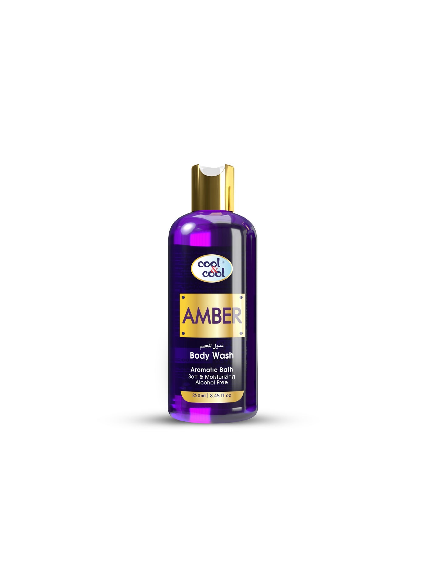 Cool & Cool Amber Body Wash 250 ML-Enriched with Vitamin E, Soft, Creamy and Moisturizing