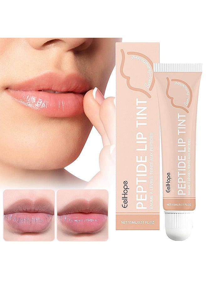 Semi-Sheer Lip Butter Balm, Hydrating Moisturizing Nude Lip Color with Sheer Tint, Long-Lasting Natural Finish